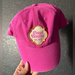 Pink Casa Bonita baseball hat
